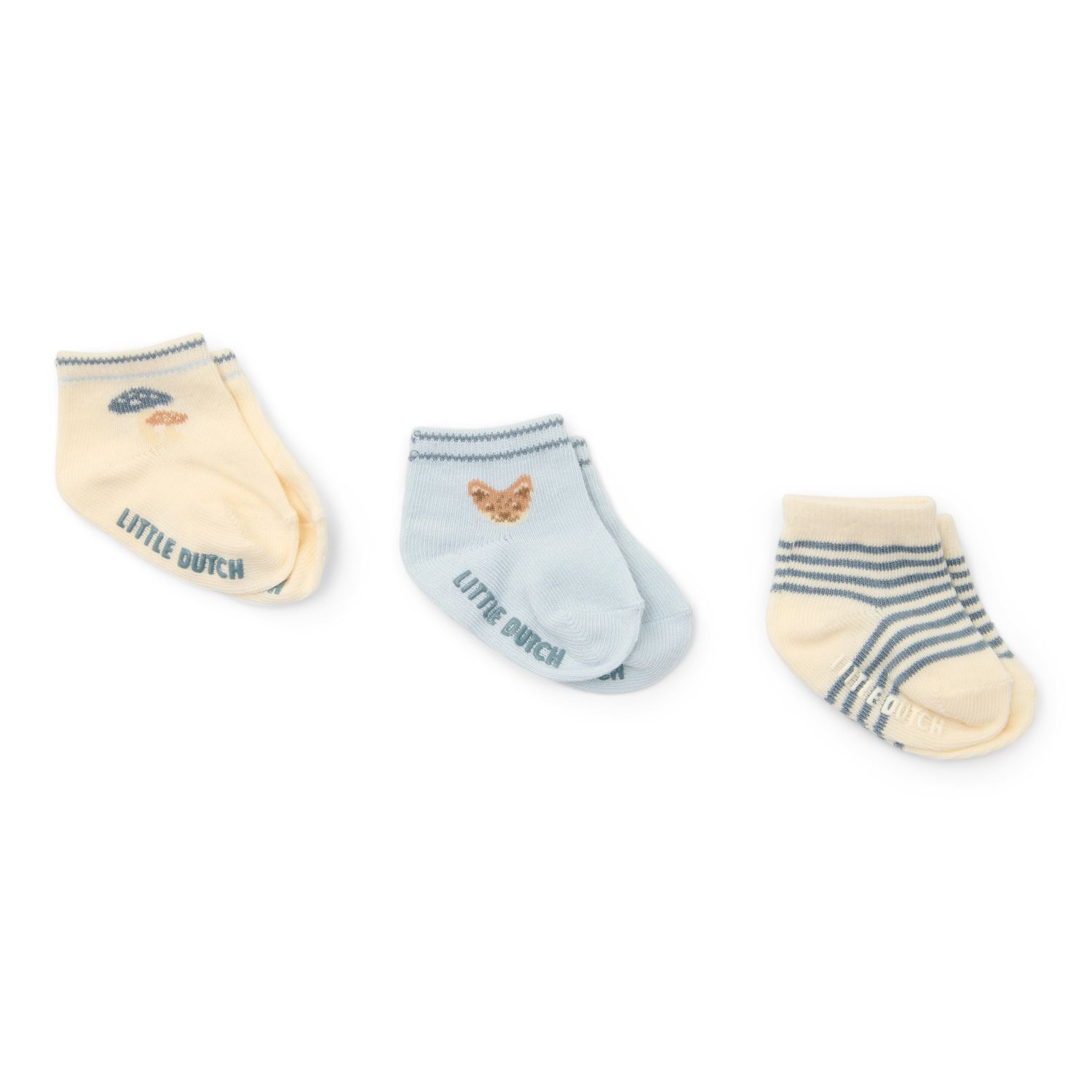 Little Dutch 3-pack sokken Forest friends