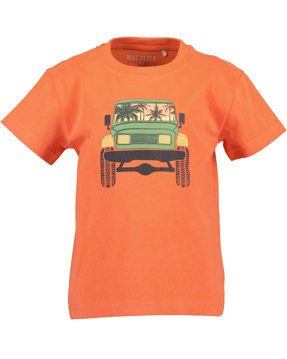 Blue Seven T shirt oranje jeep