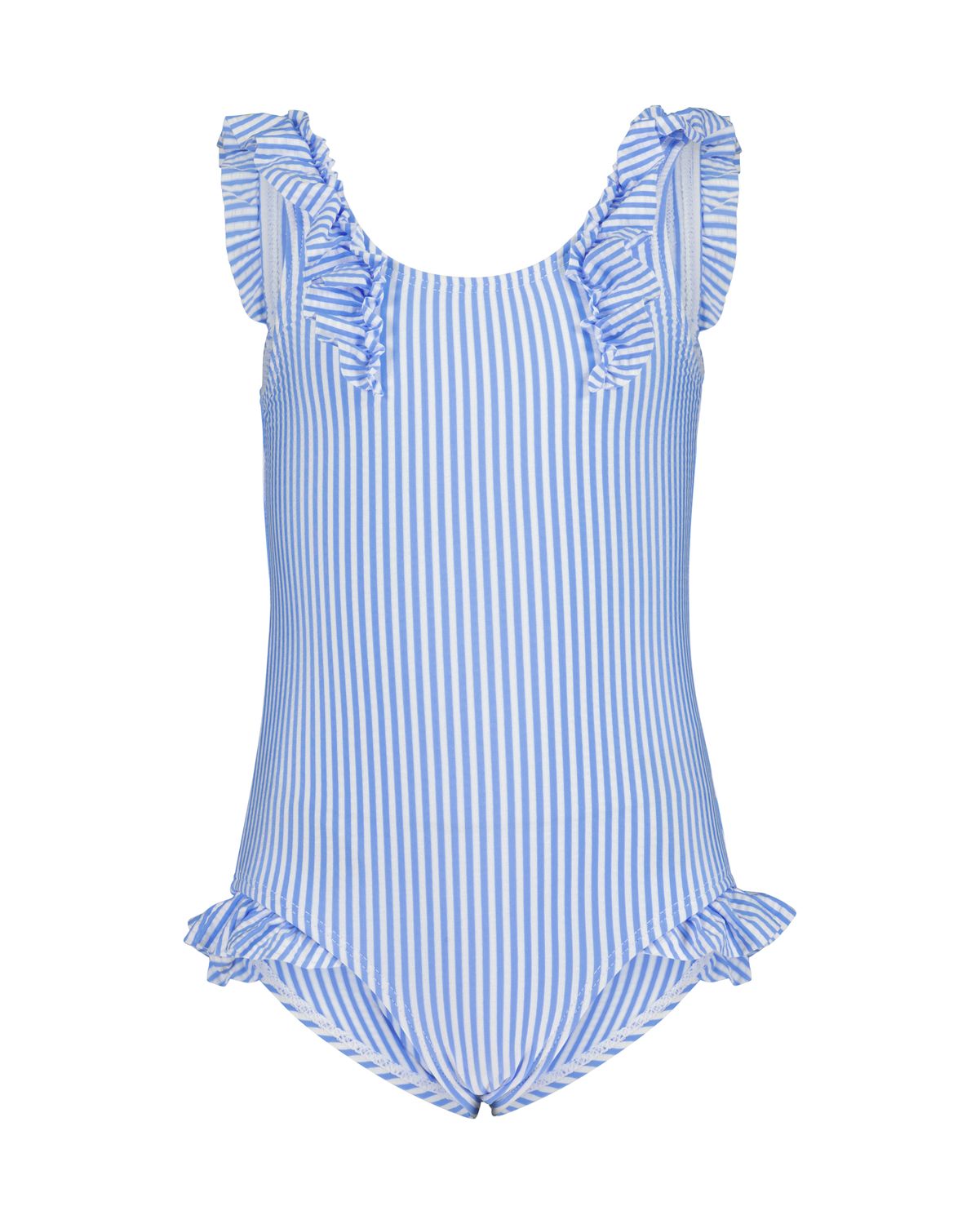 Blue Seven zwempak blauw gestreept