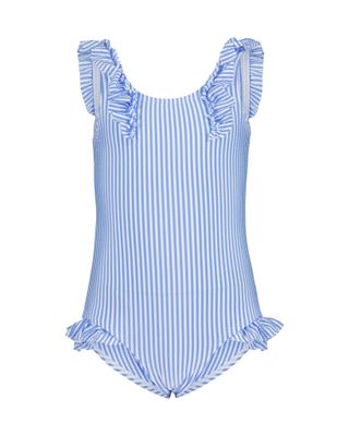 Blue Seven zwempak blauw gestreept