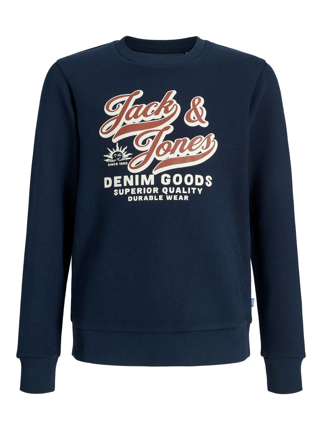 Jack&amp;Jones sweater logo college sky captain