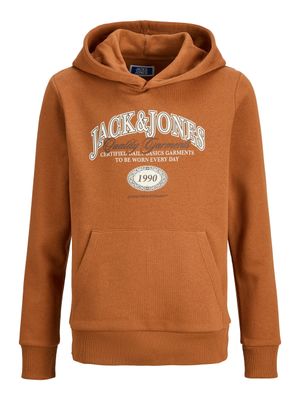 Jack&amp;Jones branding sweat hood Argon Oil