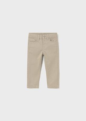Mayoral 5 pocket slim fit basic pant beige