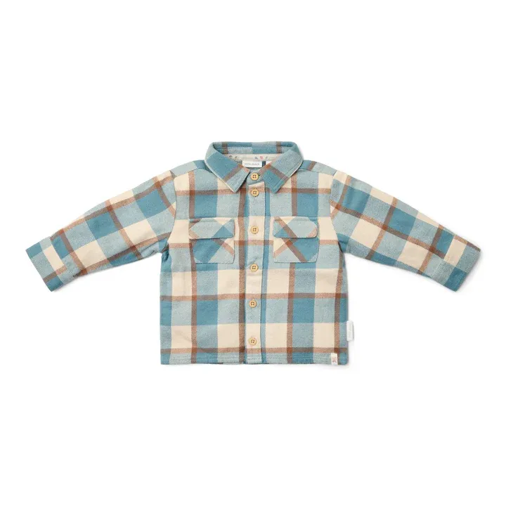 Little Dutch overstort stone blue check