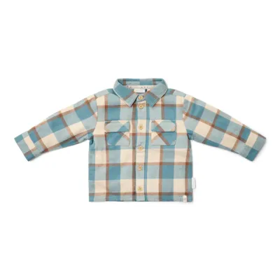 Little Dutch overstort stone blue check