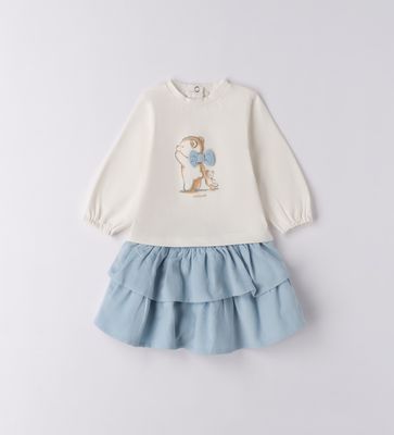 Minibanda set rokje longsleeve beertje