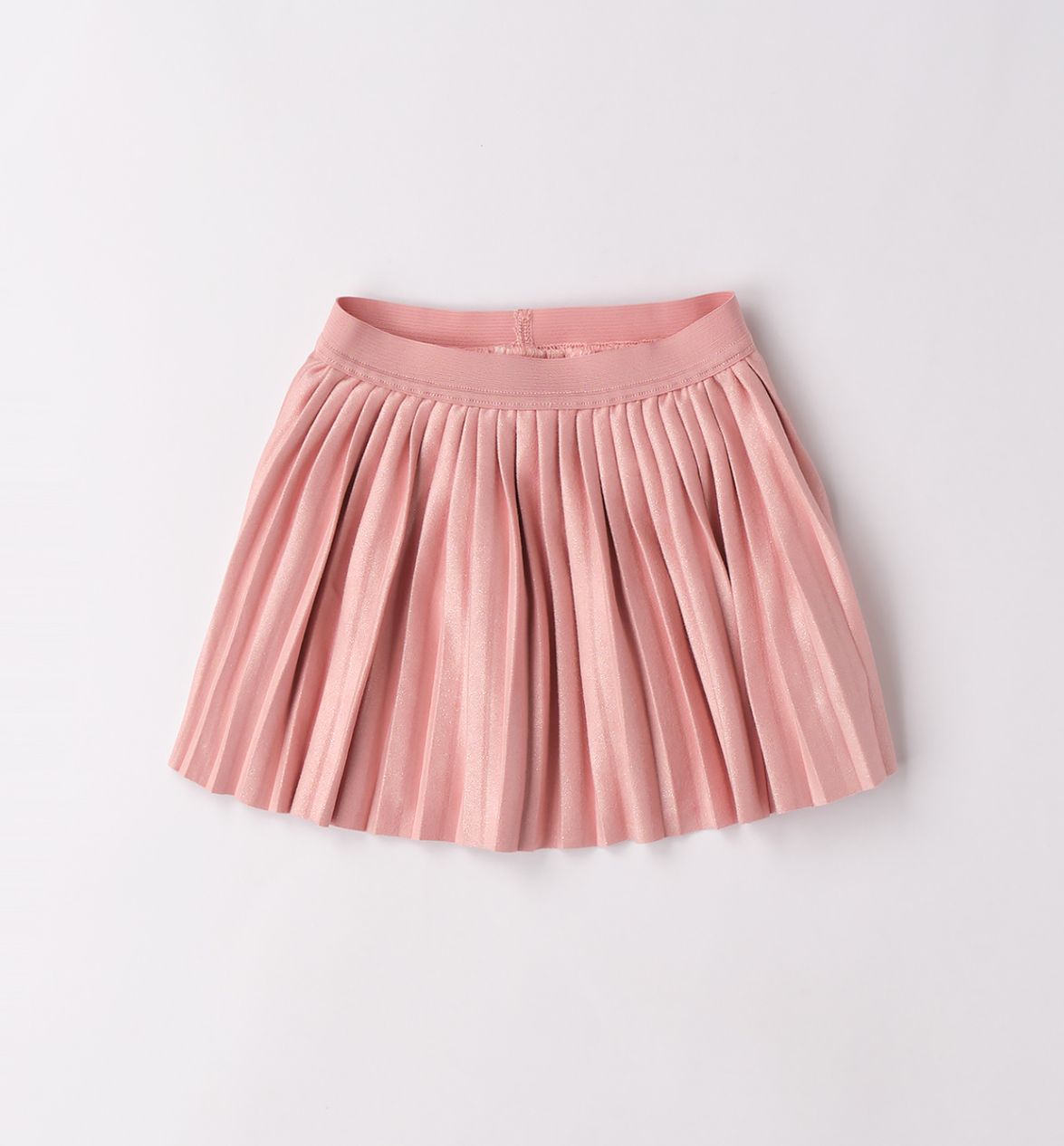 Sarabanda suède plissé rokje roze