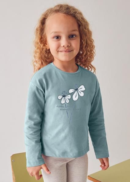 Mayoral longsleeve floreal oceano