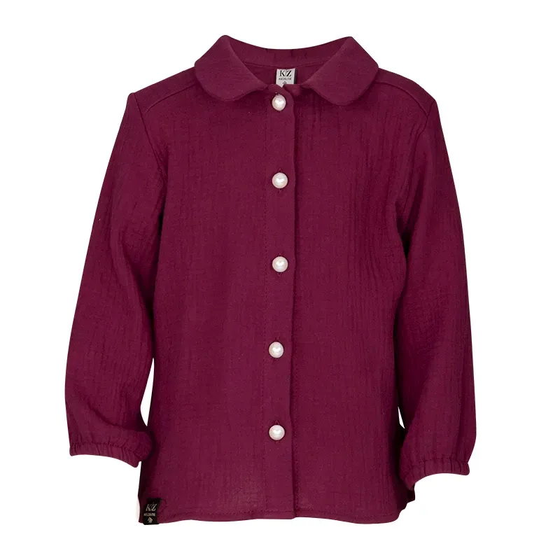Kiezeltje blouse Anne dark red