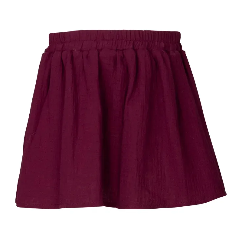 Kiezeltje skirt justy dark red