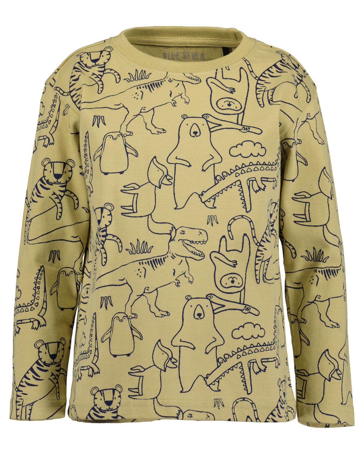 Blue Seven longsleeve dino print
