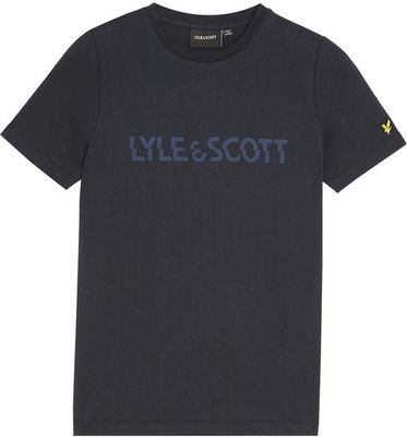 Lyle&amp;Scott t shirt print dark navy