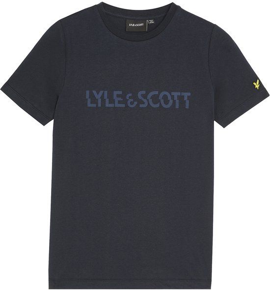 Lyle&amp;Scott t shirt print dark navy