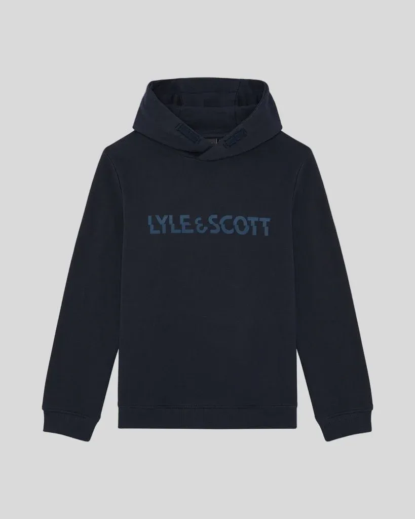 Lyle&amp;Scott Hoodie printer dark navy