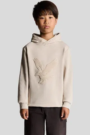 Lyle&amp;Scott hoodie teddy eagle putty