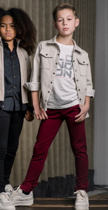 KieStone pants Pim dark red