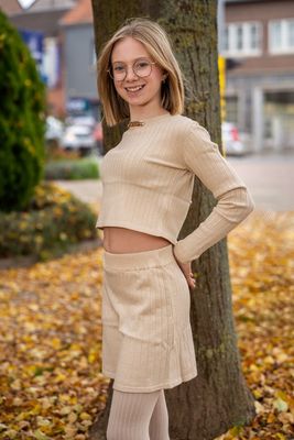 iDo tweedelige set goud glitter