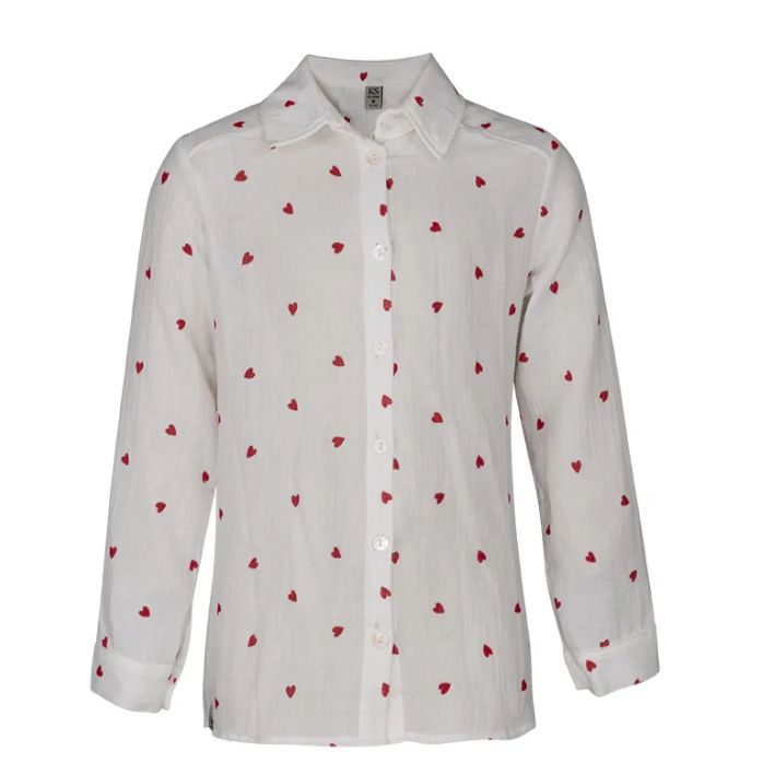 KieStone hemd gigi red heart