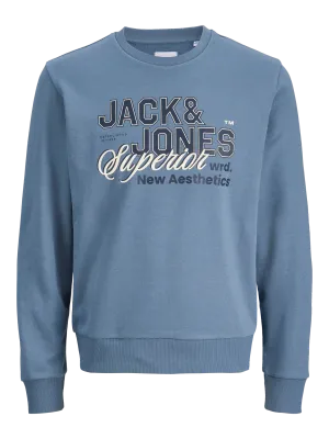 Jack&amp;Jones sweater logo Blue Mirage