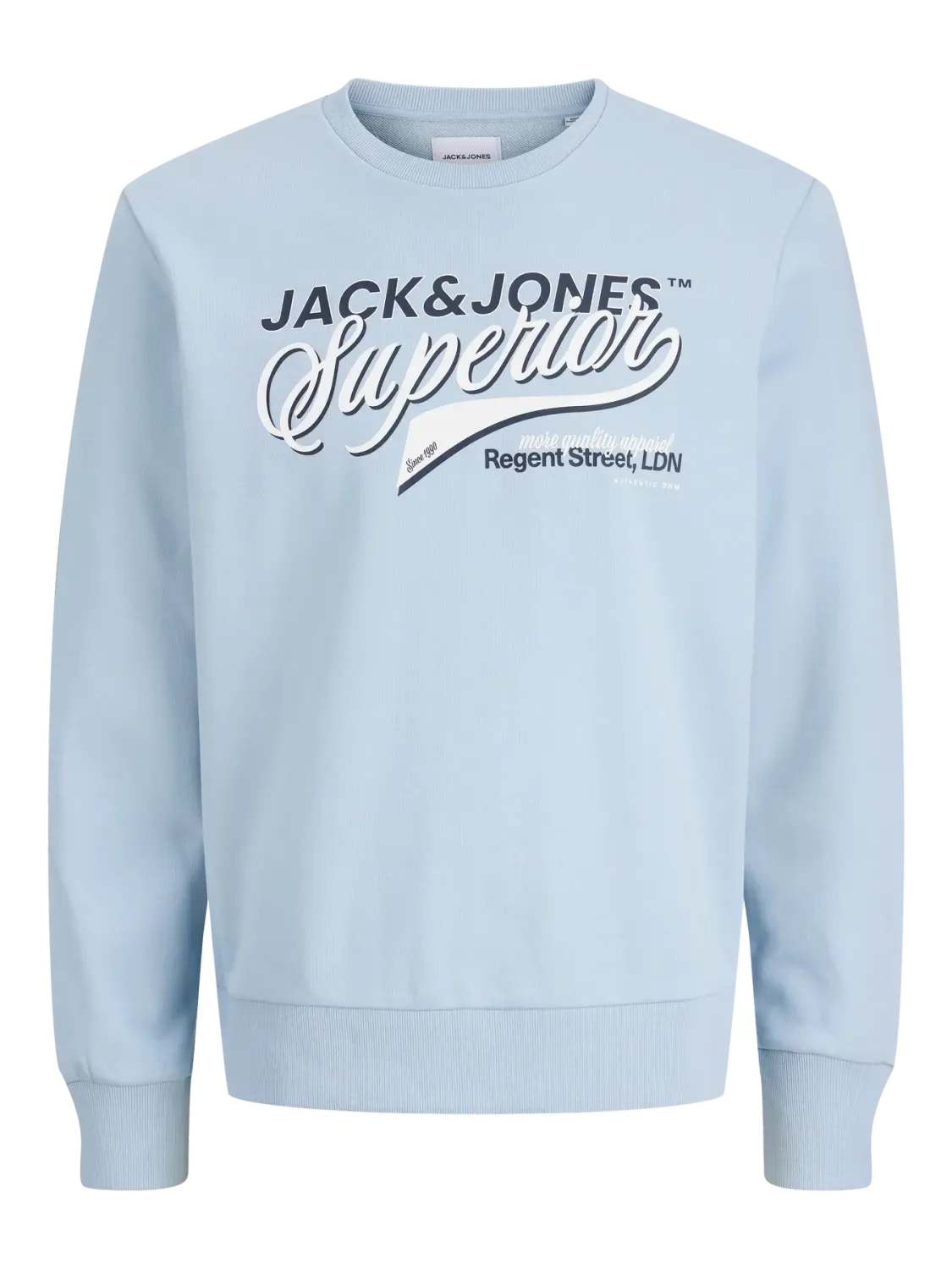 Jack&amp;Jones sweater logo celestial blue
