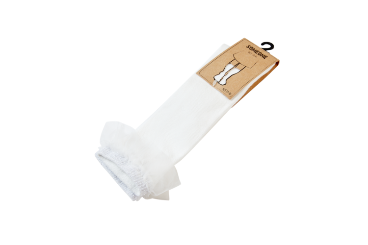 Someone Run kniekousen ecru