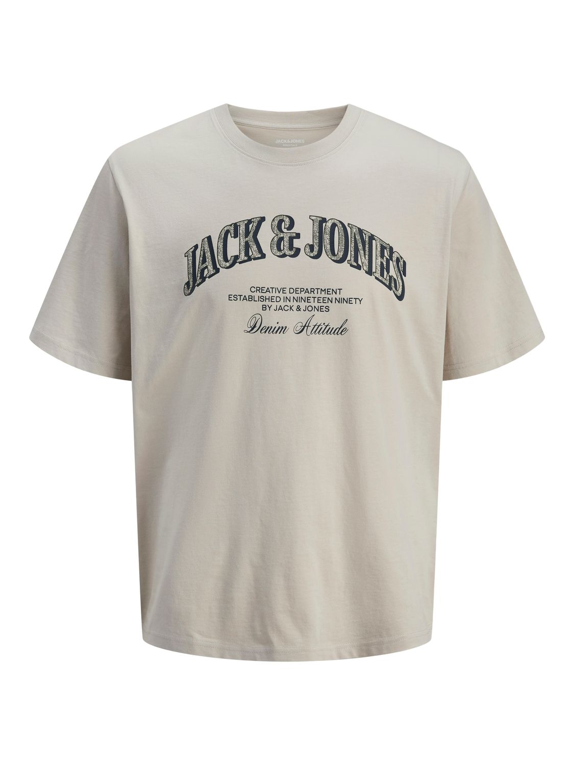 Jack&amp;Jones T-shirt Denver graphic Cloud Dancer