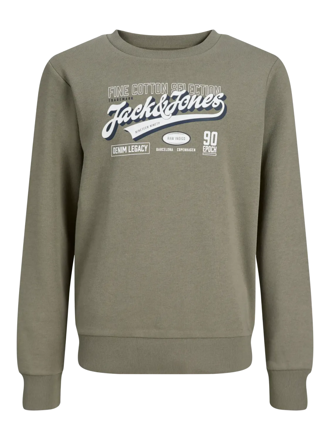 Jack&amp;Jones sweater logo Vetiver