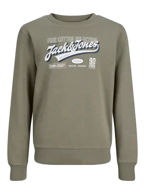 Jack&amp;Jones sweater logo Vetiver