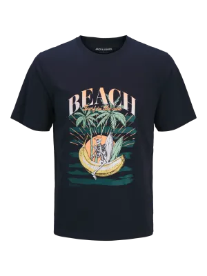 Jack&amp;Jones t-shirt Skull navy blazer