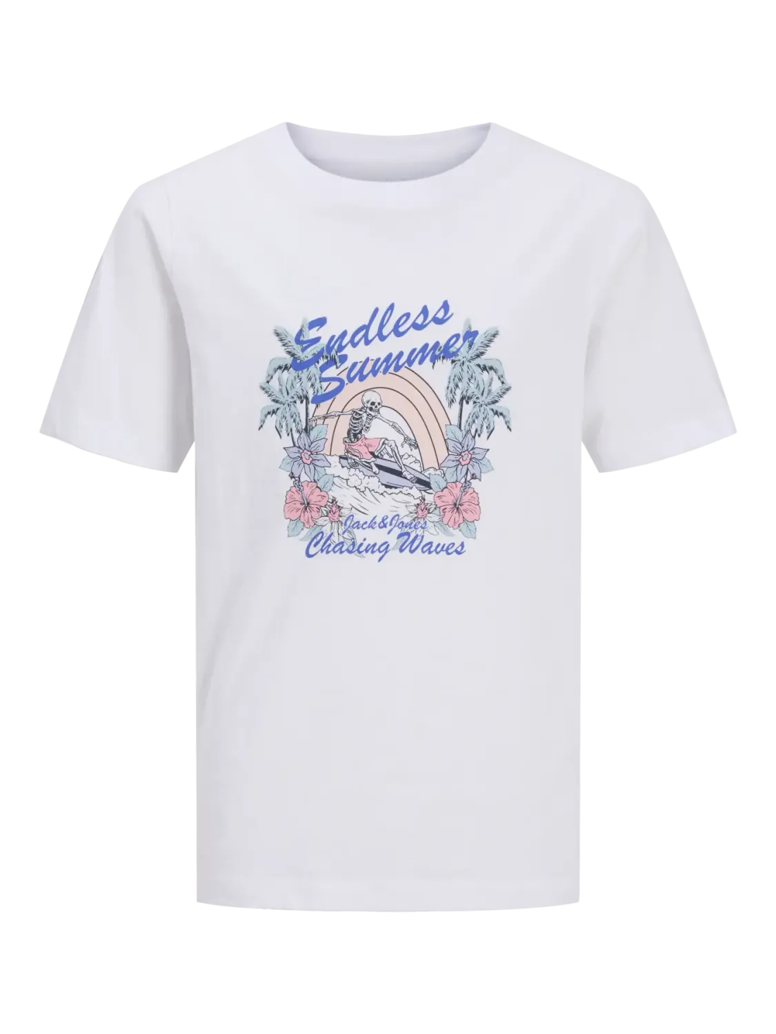 Jack&amp;Jones t shirt skull white