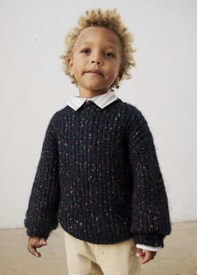 Mayoral tweed knit sweater