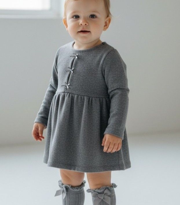 Gymp Dress Lucia Grey