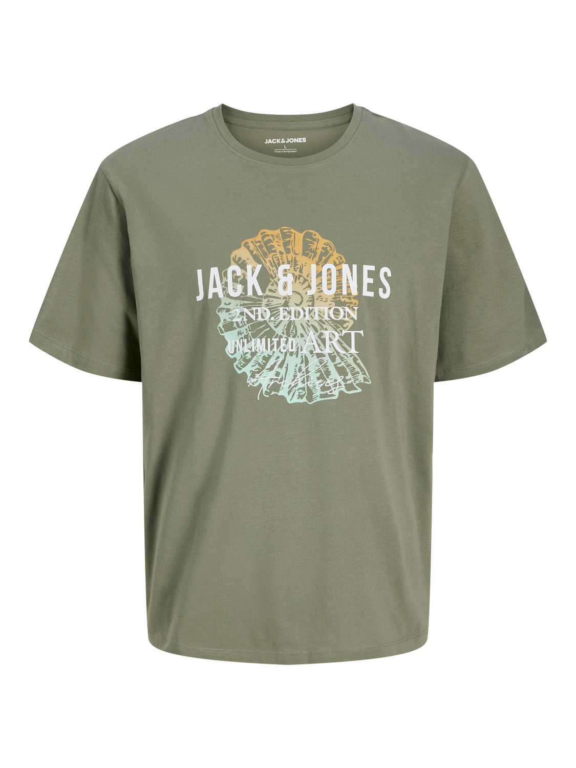 Jack&amp;Jones T-shirt gradient print Vetiver