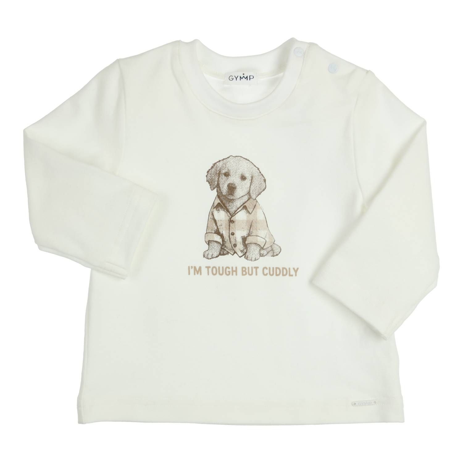 Gymp Longsleeve Aerodoux I'm Tough But Cuddly Beige