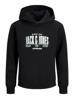 Jack&amp;Jones Aero sweat hood Black