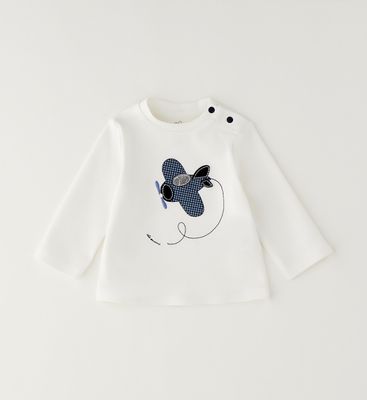 Ido mini longsleeve vliegtuig