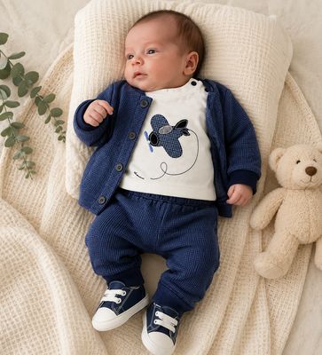 Ido mini longsleeve vliegtuig