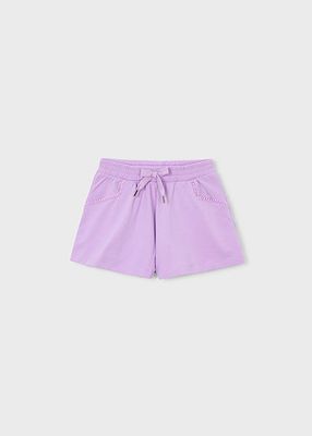Mayoral chenille shorts Lilac