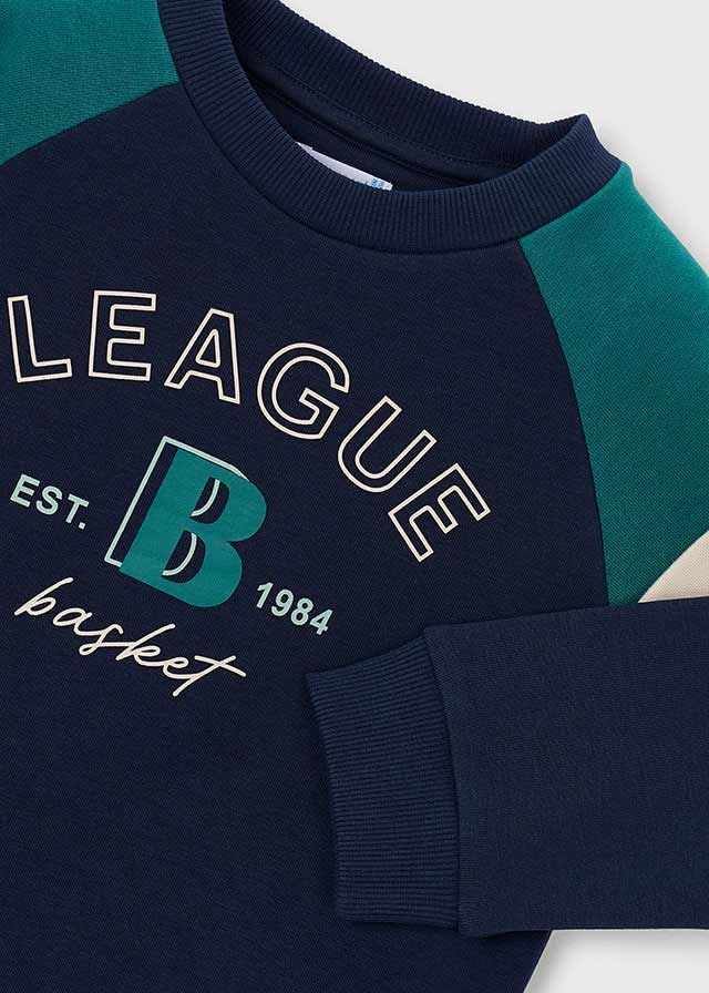 Mayoral league color block pullover