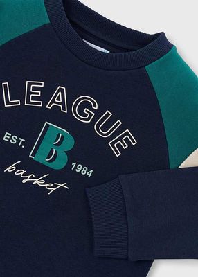 Mayoral league color block pullover