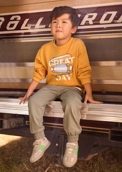 Mayoral pullover tracksuit peach