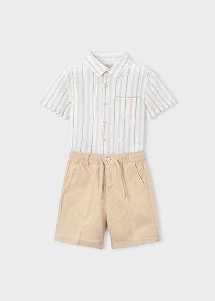 Mayoral linnen set beige