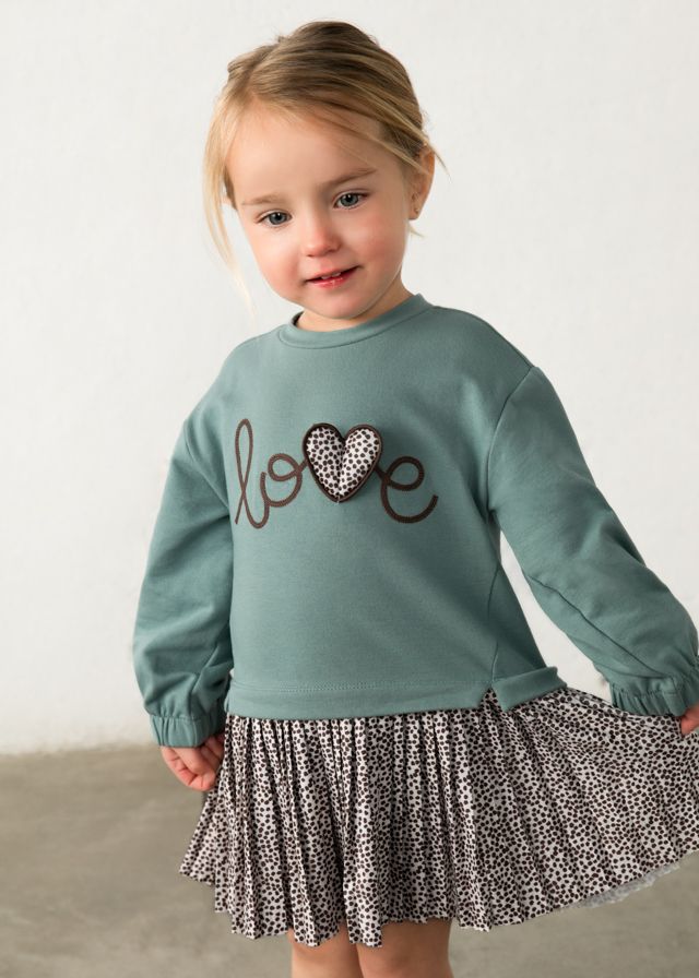 Mayoral combined dress love