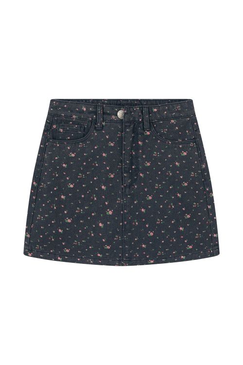 Awesome Rokje Nina Dark grey denim