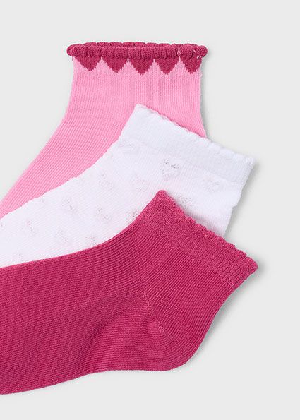 Mayoral 3-pack socks roze