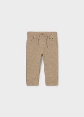 Mayoral knit pants light beige