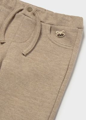 Mayoral knit pants light beige