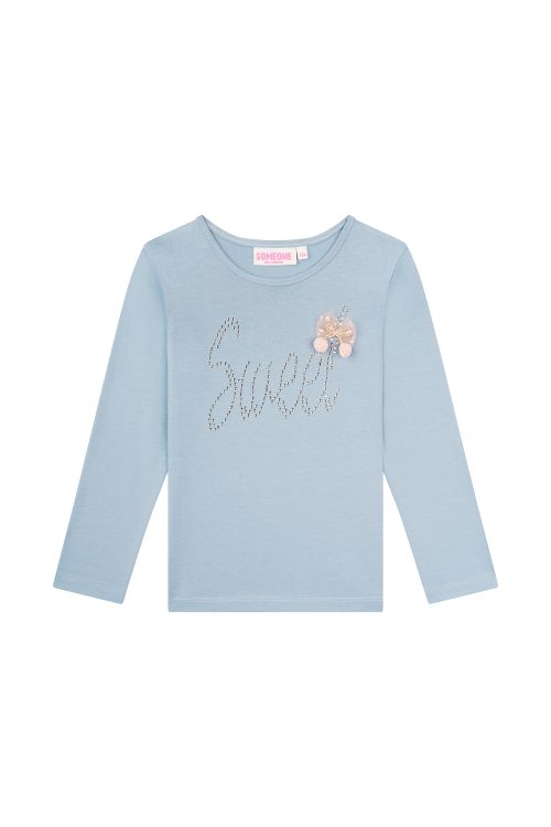 Someone long sleeve Ofelia light blue