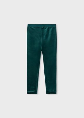 Mayoral basic velvet legging groen