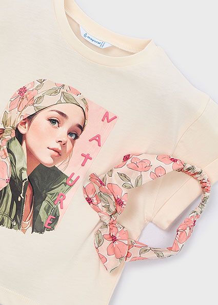 Mayoral t shirt met haarband